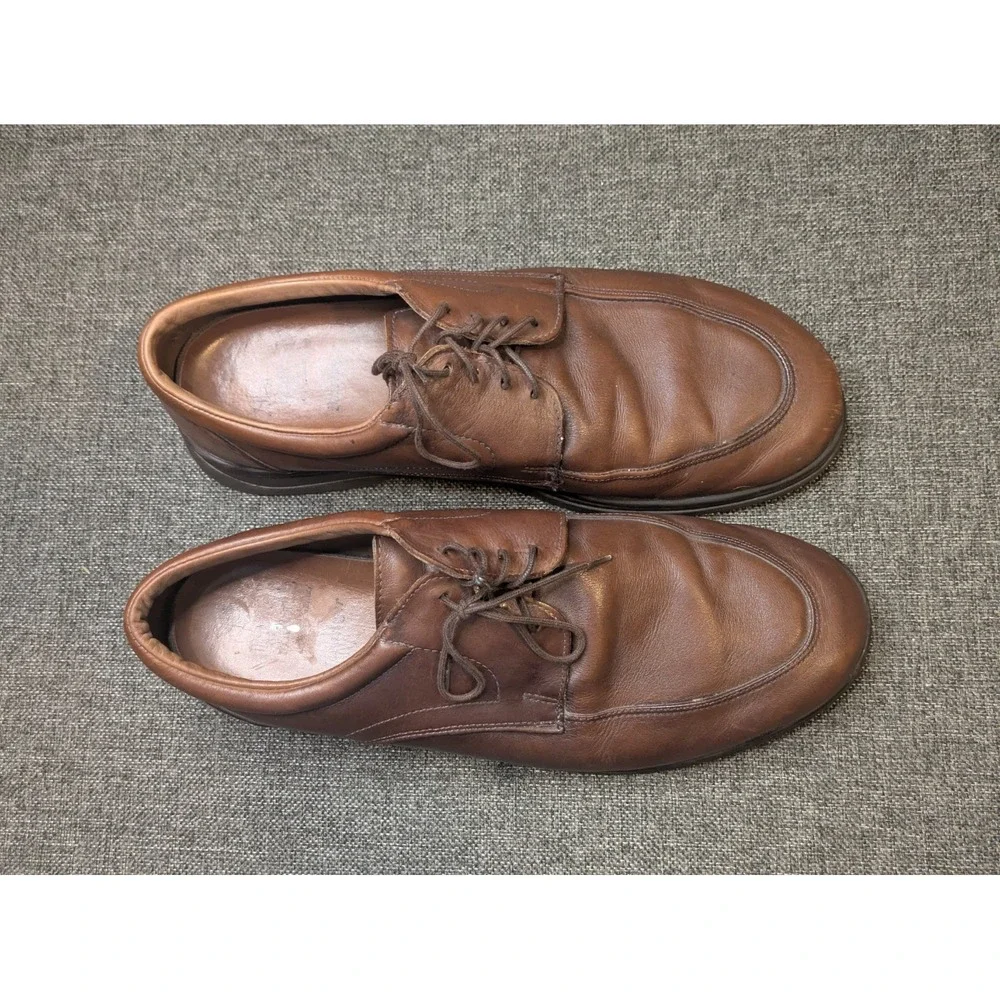 Allen Edmonds Passenger Brown Leather Oxford Dress Shoes Mens Size 12 Casual